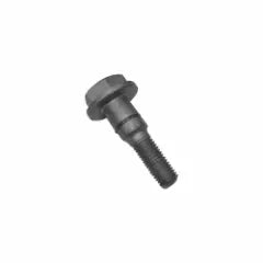 Metalbolt med sekskantet hoved og gevind, velegnet til montering i mekaniske samlinger.