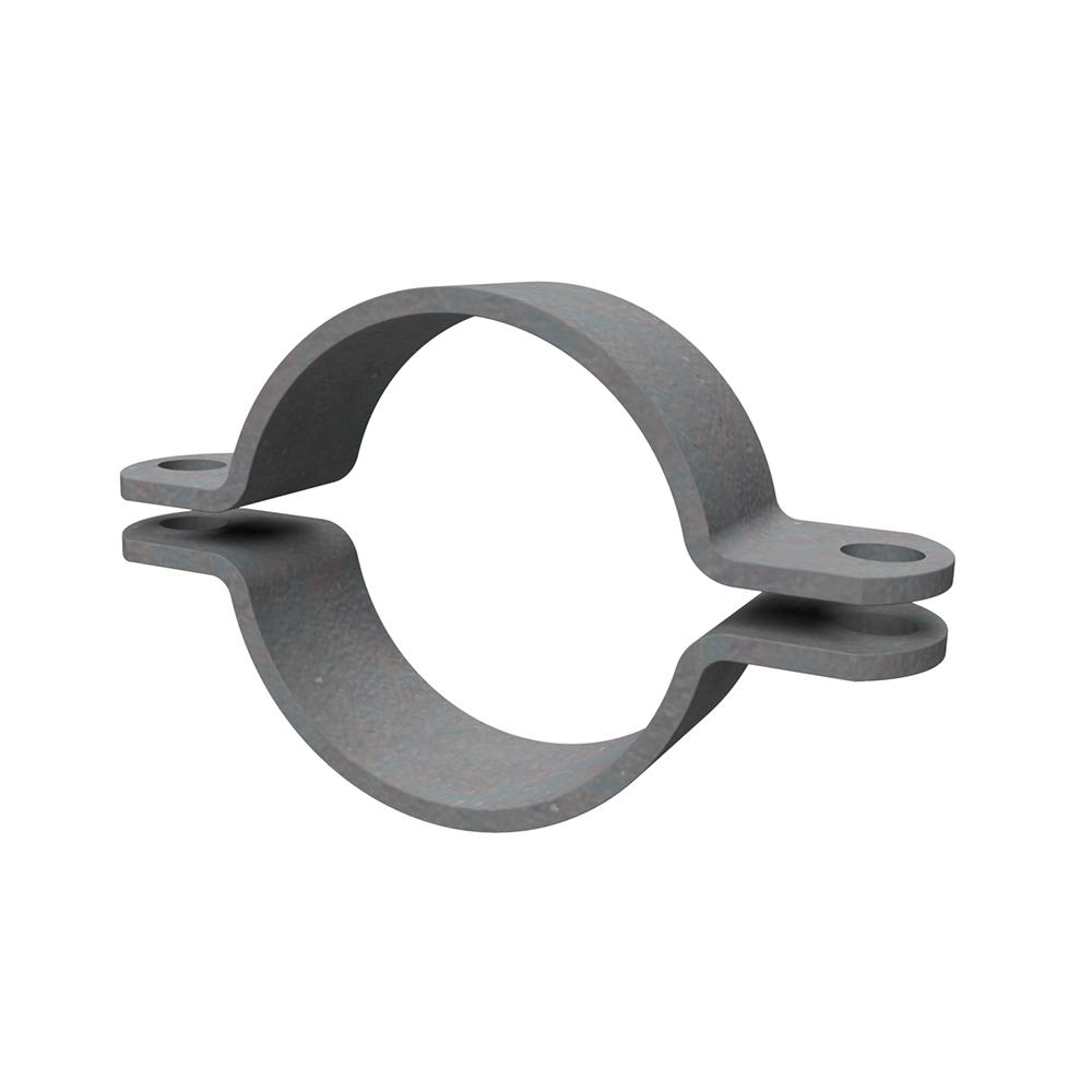 Two-part pipe clamp 250mm