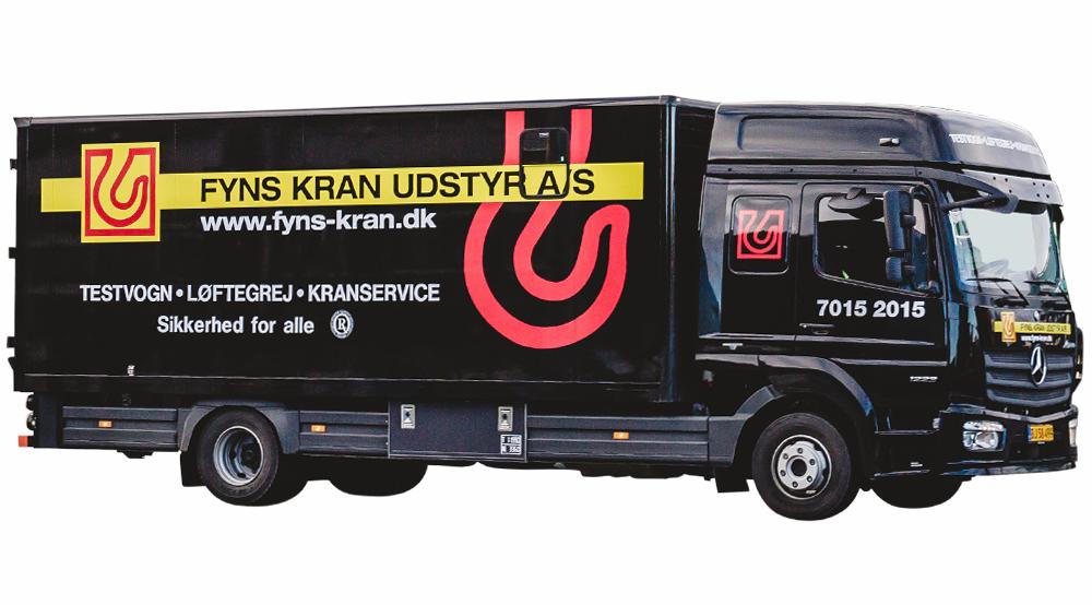Service van test and service of cranes and llifting equipment - Fyns Kran Udstyr 