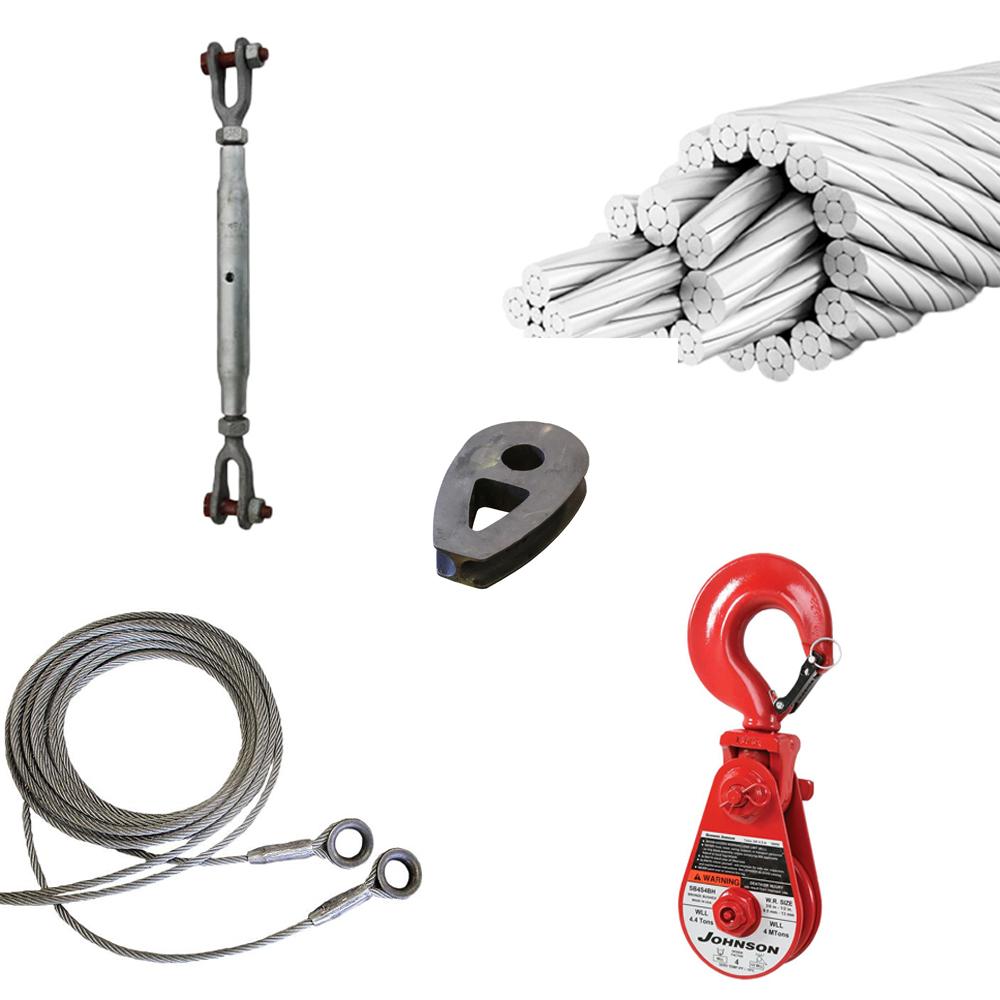Steel Wire Rope and accessories - Fyns Kran Udstyr 