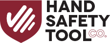 Hand safety tool company logo