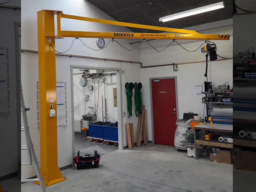 Erikkila jib crane column mounted