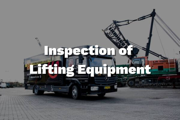 1 inspection of lifting equipment