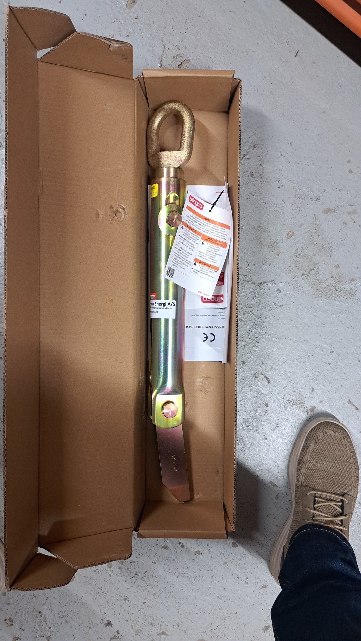 Drum lifting hook for cable drums 2.0T