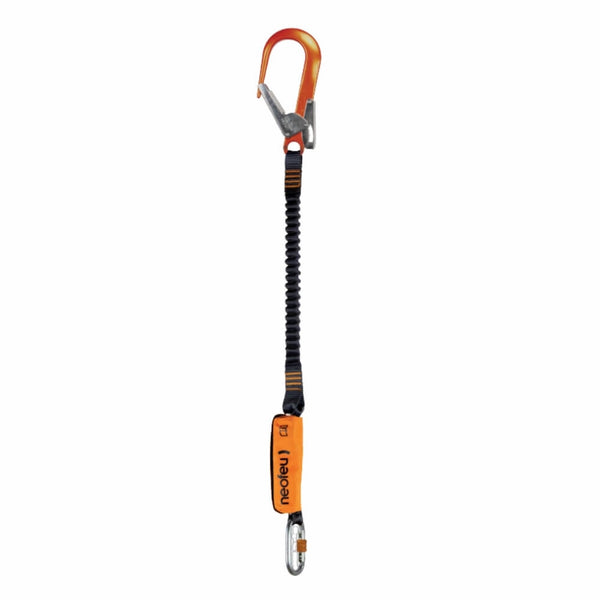 NeoFeu Single Elastic Line with Fall Arrest 1,7m + Hooks