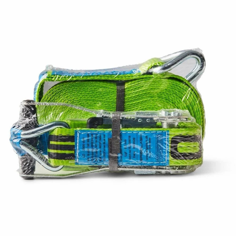 ERGOLASH PRO Ratchet Lashing Strap  5T-50mm/0.5+9.5m