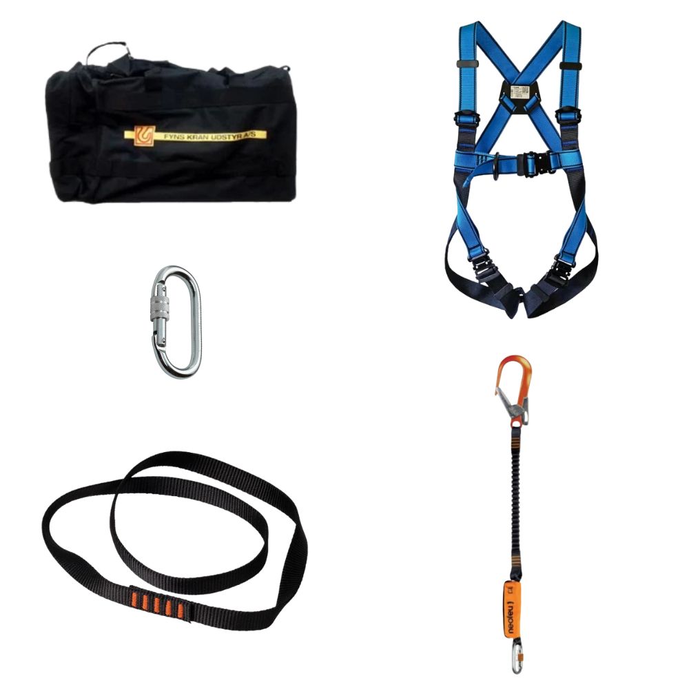 Fall Protection Package 3 - Harness and Lanyard