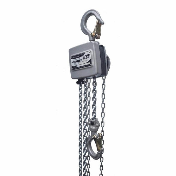 Hadef 360/21 Hand Chain Hoist 3,00T - 3m - Alu