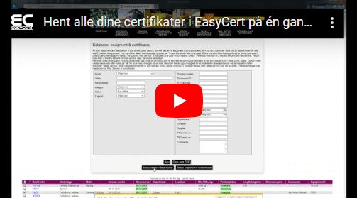 Hent alle certifikater pa en gang