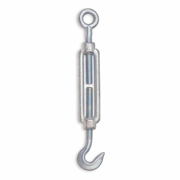 Turnbuckle eye/hook galvanized - M12