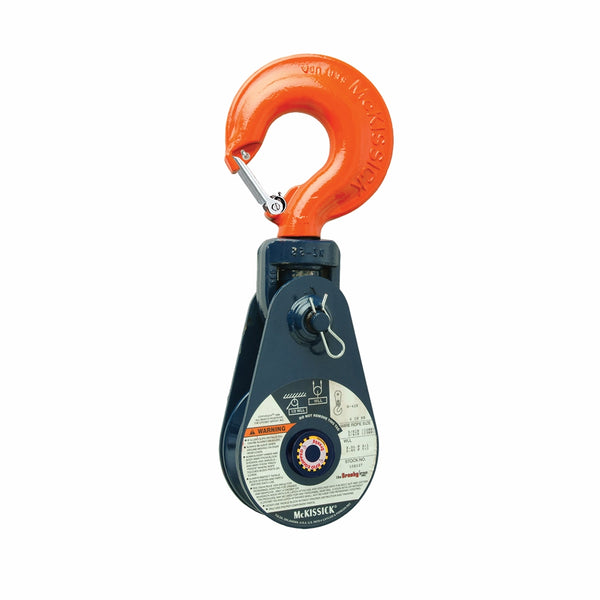 McKissick Snatch Block w/hook 418 - WLL 8T-8"