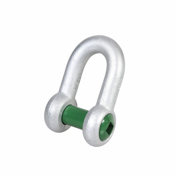 Green Pin Shackle Sunken Hole G-4159 - 3.25T