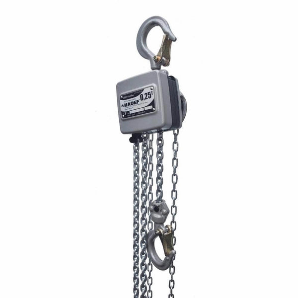 Hadef 360/21+ Chain Hoist 2.00T - 3m - Aluminium