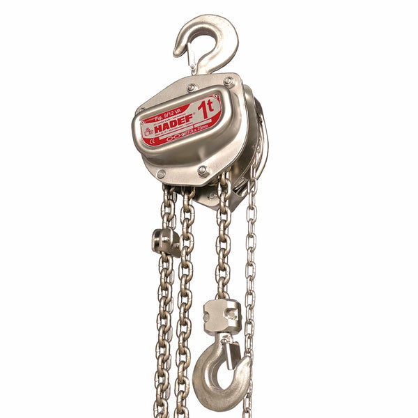 Hadef Chain Hoist 9/12VA 0.5T-3m - 1,5m Chain