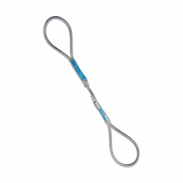Wiresling 6 mm x 1 M with eyes EN 795