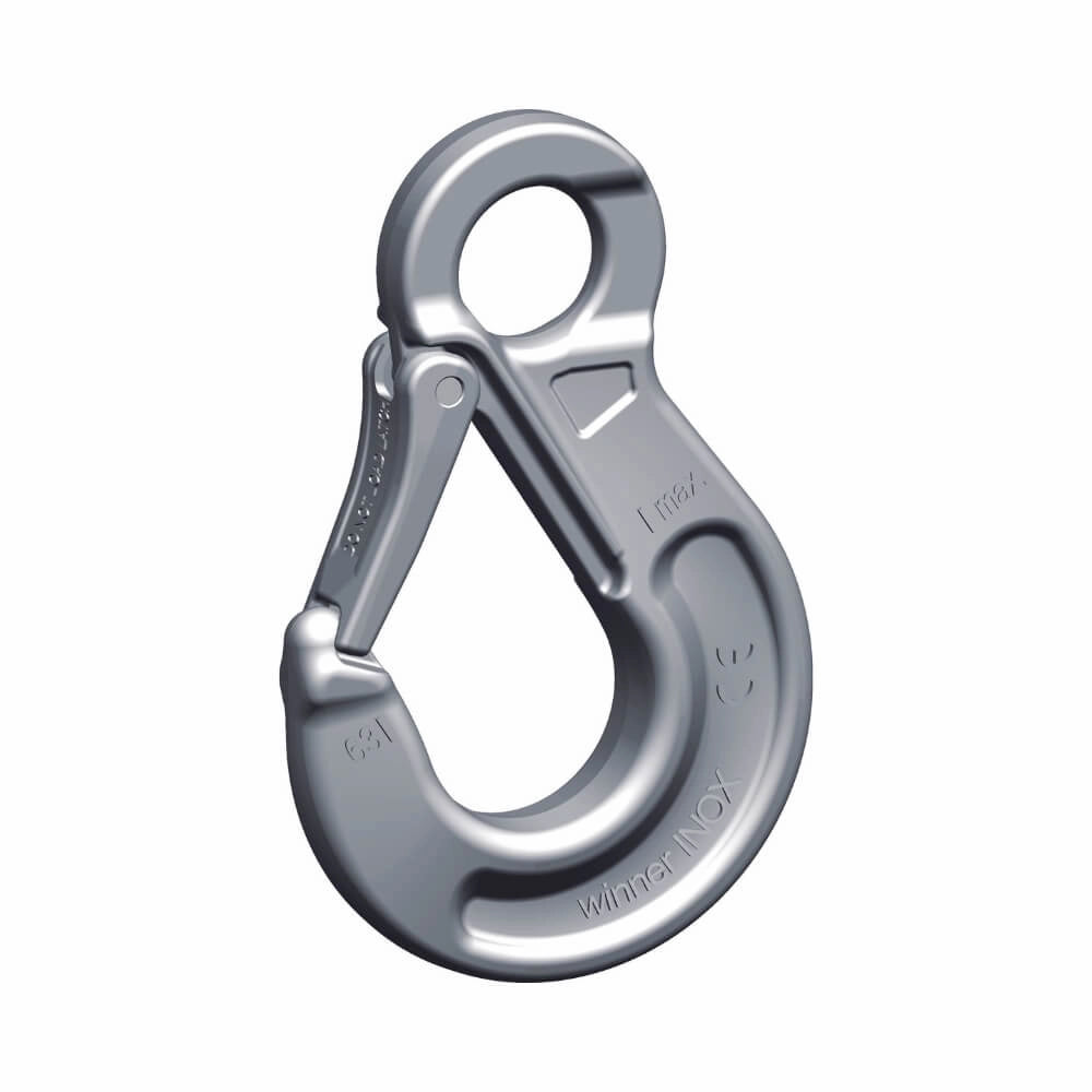 Solid metal krog med tekst "winner INOX", "I max" og størrelse "13".