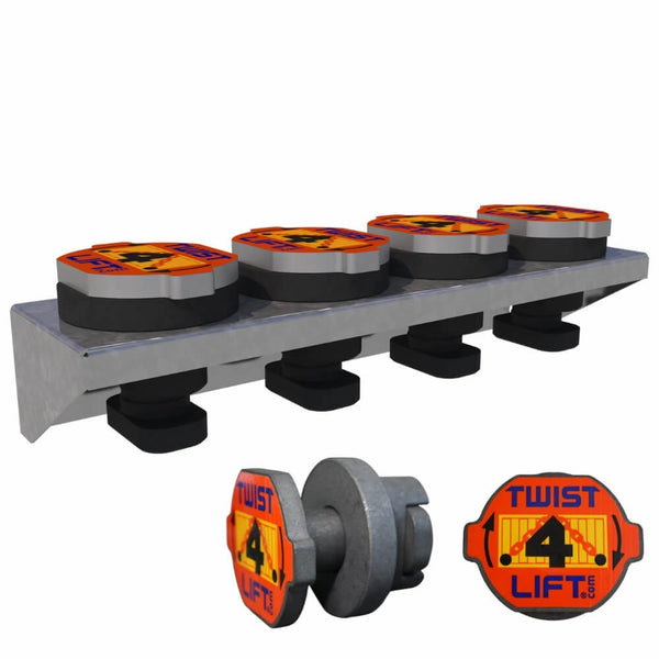 TWIST4LIFT Container Hooks - set of 4 hooks - 40T