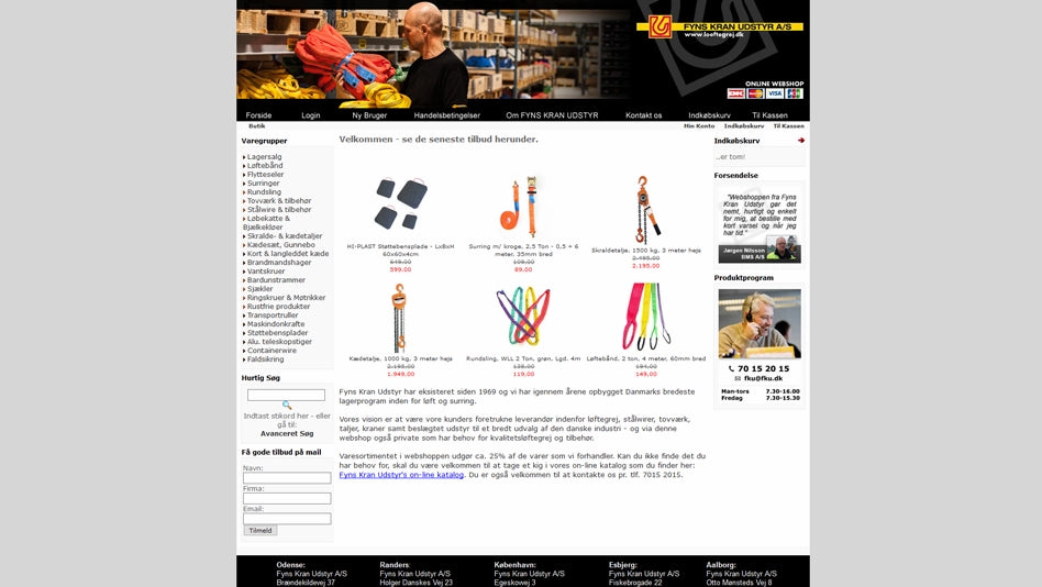webshop 2011 fyns kran udstyr