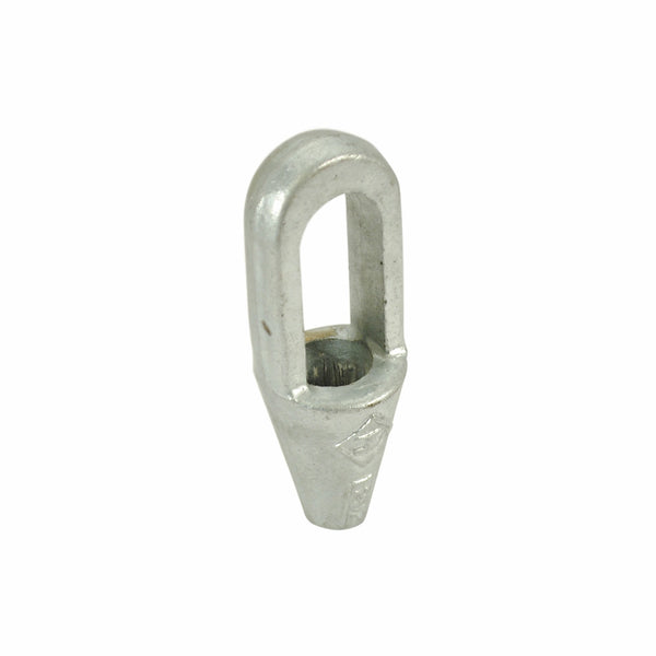 Spelter socket closed galvanized CSS228 - 76-80mm