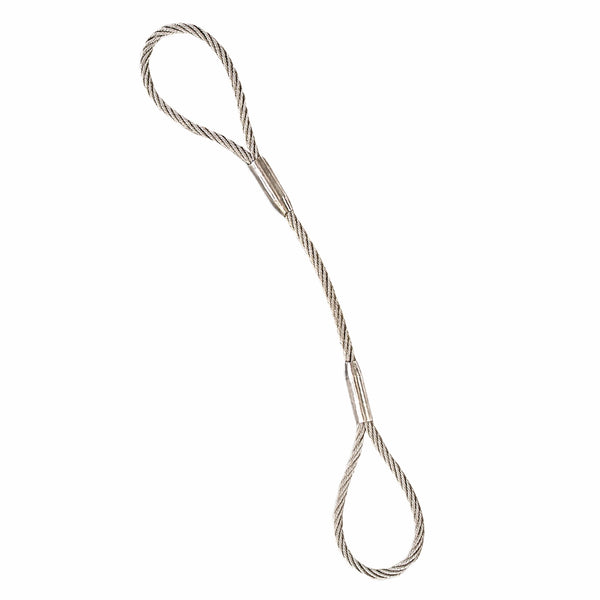 Wire Rope Sling w/2 eyes Cable/K-clamp - 26mm
